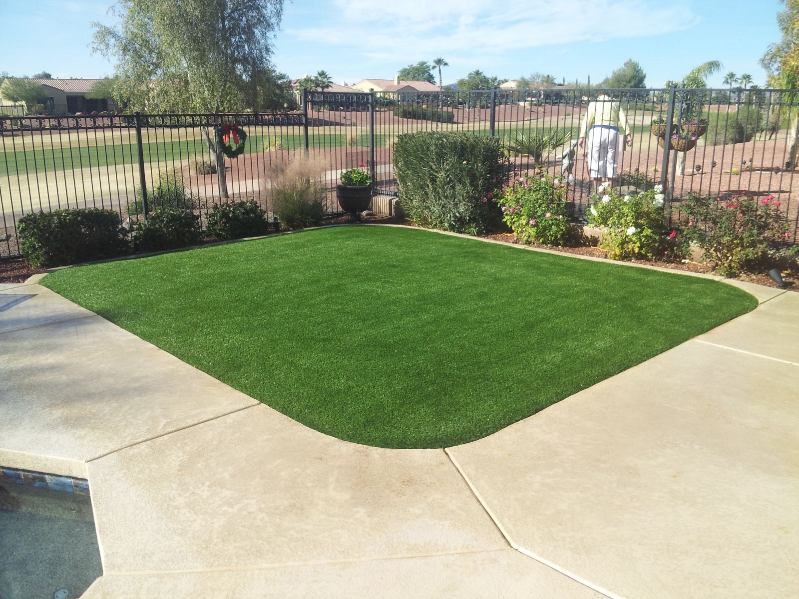 Artificial Turf For Garden Parties. Tempe Artificial Turf